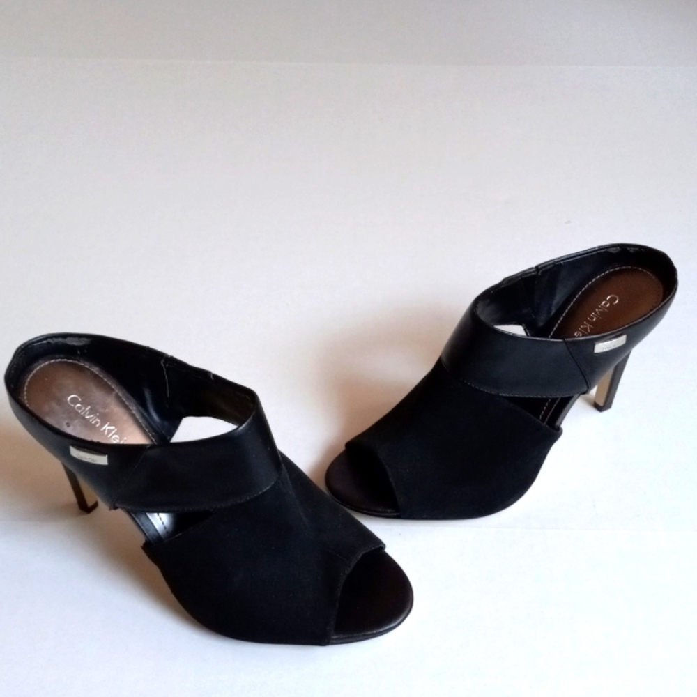 OPEN BACK SLIP ON SEXY HEELS